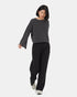 Tentree Women's Highline Bell Sleeve Sweater - Dark Grey Heather