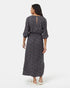 Tentree Women's EcoWoven Crepe Maxi Dress - Graphite Flourish Floral