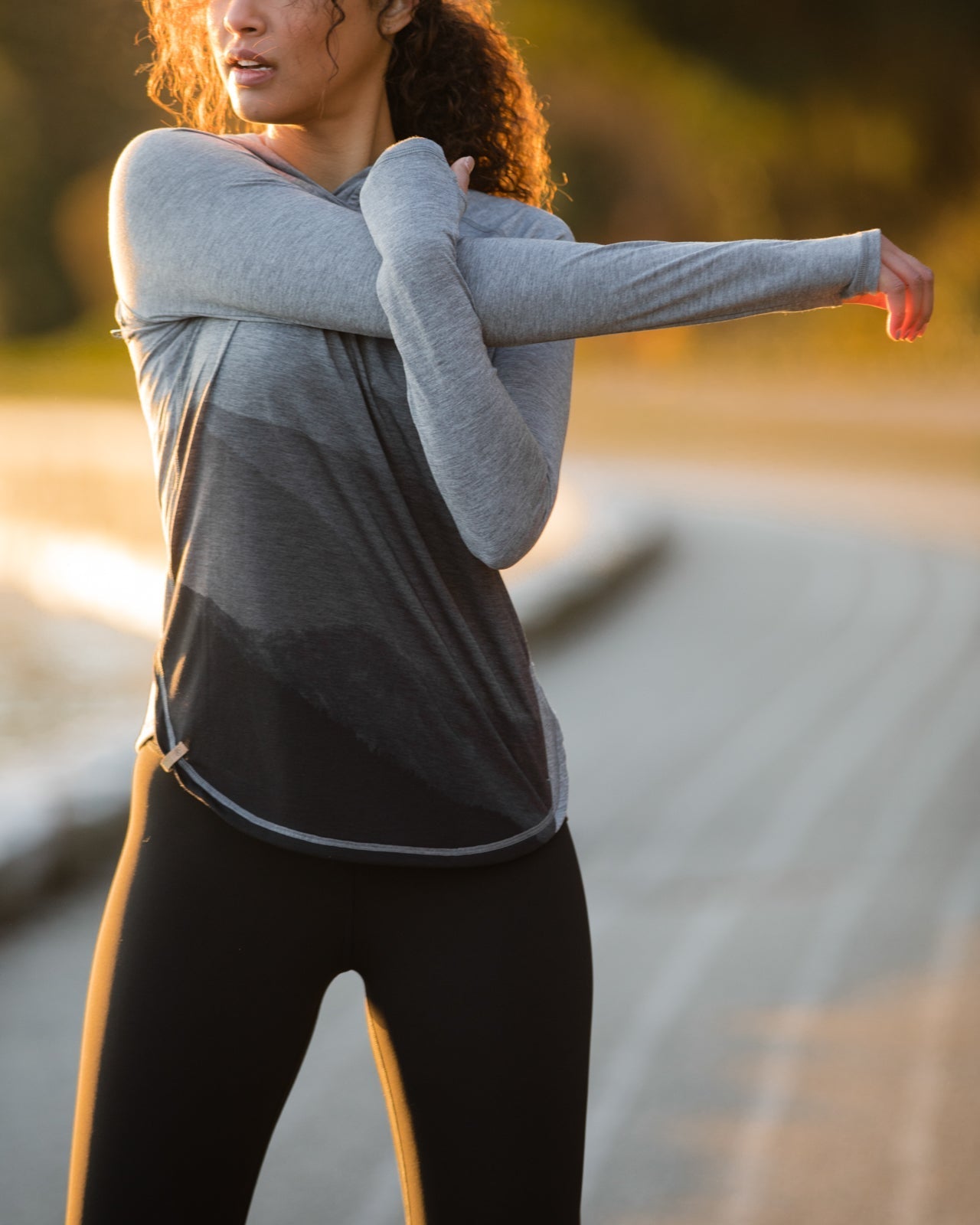 Tentree Women's InMotion Hoodie - Hi Rise Grey Heather Hi Rise Grey Mountain Sub