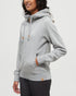 Tentree Women's Elm Zip Hoodie - Harbour Grey Heather