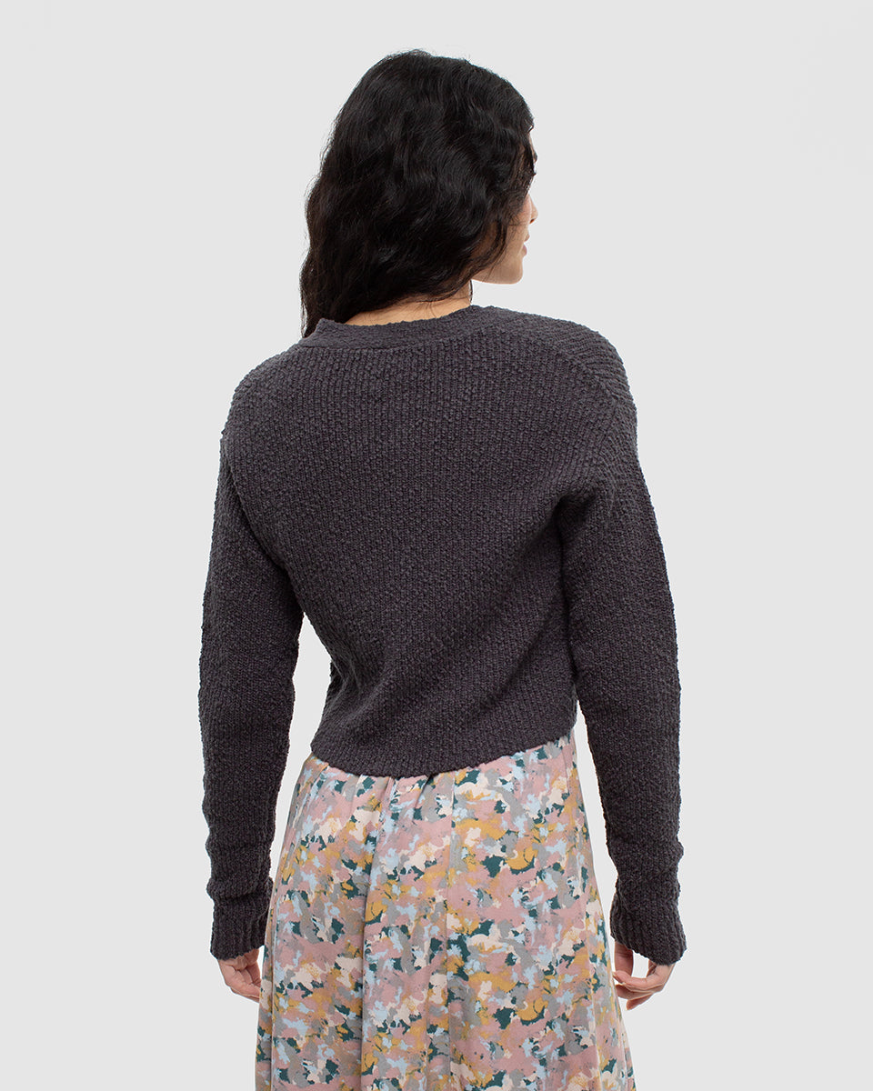 Tentree Women's Poplar Cardigan - Graphite