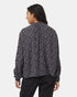 Tentree Women's EcoWoven Crepe Smocked Blouse - Graphite Flourish Floral