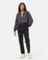 Tentree Women's EcoWoven Crepe Smocked Blouse - Graphite Flourish Floral