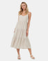 Tentree Women's Hopewell Dress - Silver Cloud Grey