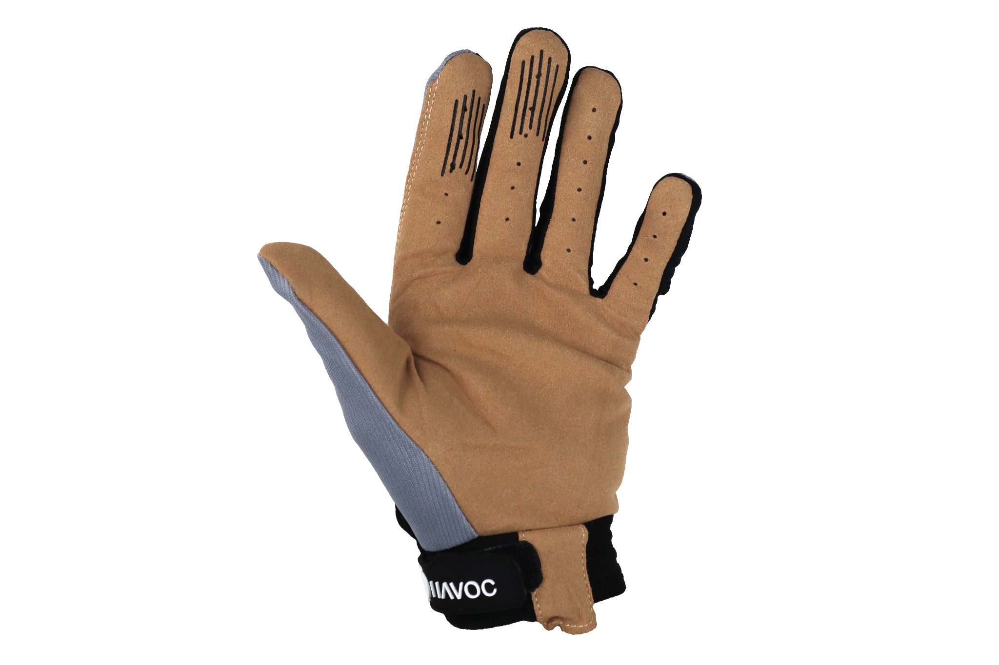 Havoc Gray and Black Gloves — product view 2