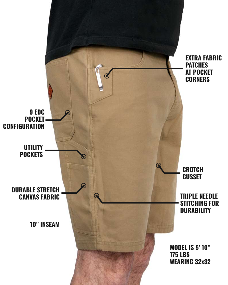 Off The Grid Surplus Havok Shorts 10" - Coyote