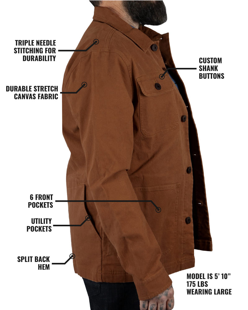 Off The Grid Surplus Heston Chore Coat - TOB