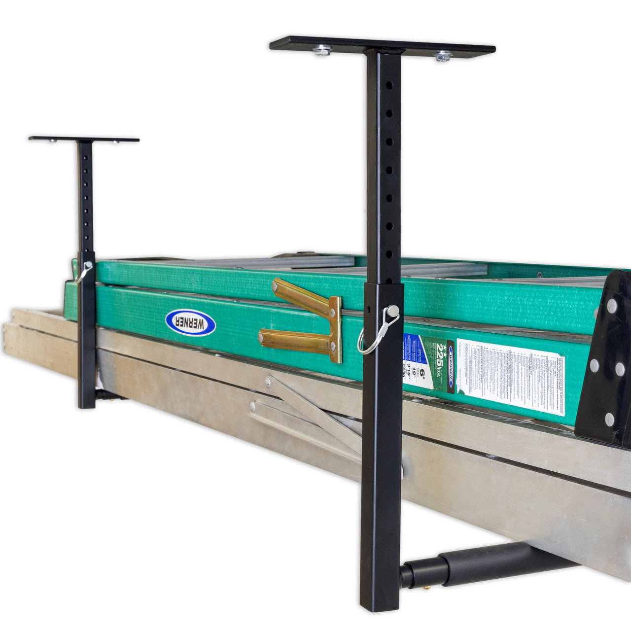 Hi-Port 2 | Adjustable Ceiling Storage Rack | Single | Holds 75 lbs - product view 7