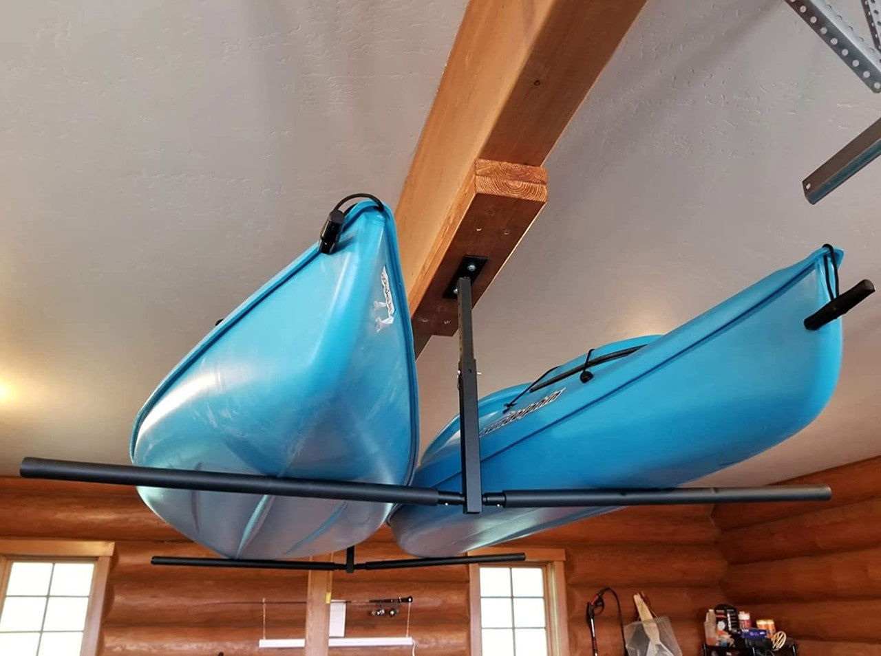 Hi-Port 2 | Kayak Adjustable Ceiling Storage Rack | Double | Holds 150 lbs - product view 4