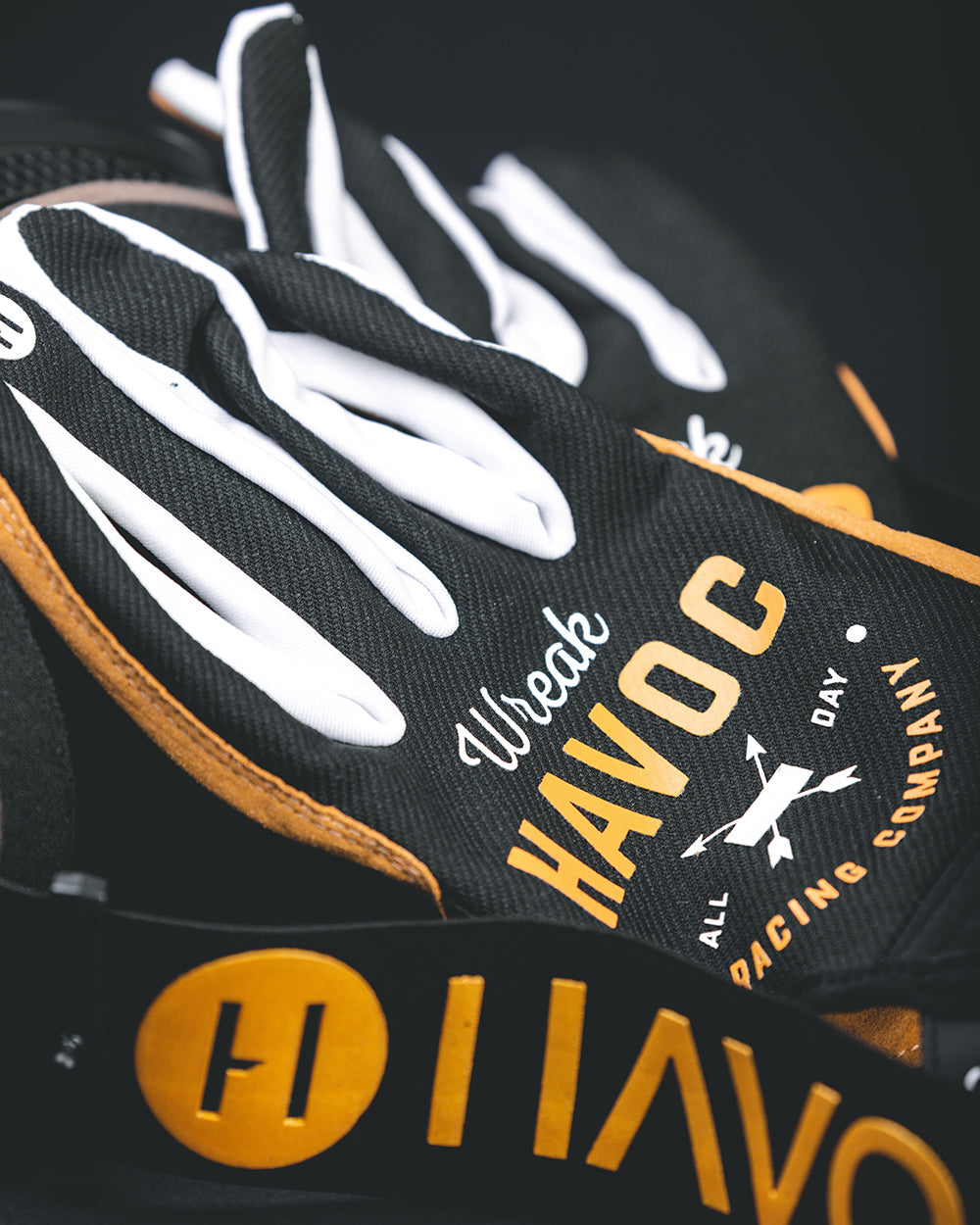 Havoc Tan and Black Gloves — product view 4