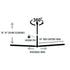 Hi-Port 2 | Ladder Adjustable Ceiling Storage Rack | Double | Holds 150 lbs - product view 4