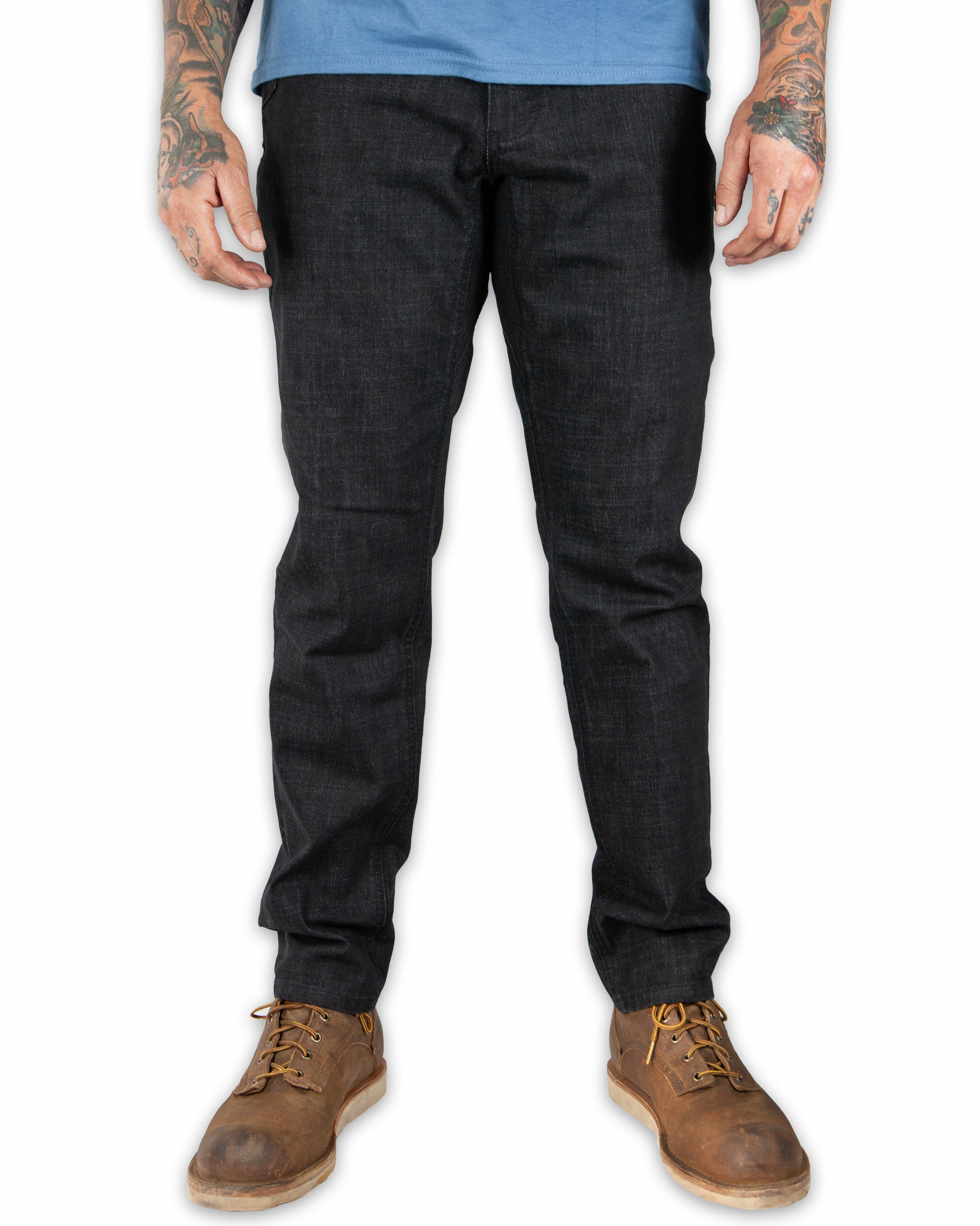 Off The Grid Surplus Hideout Denim Taper Fit Pants - Black