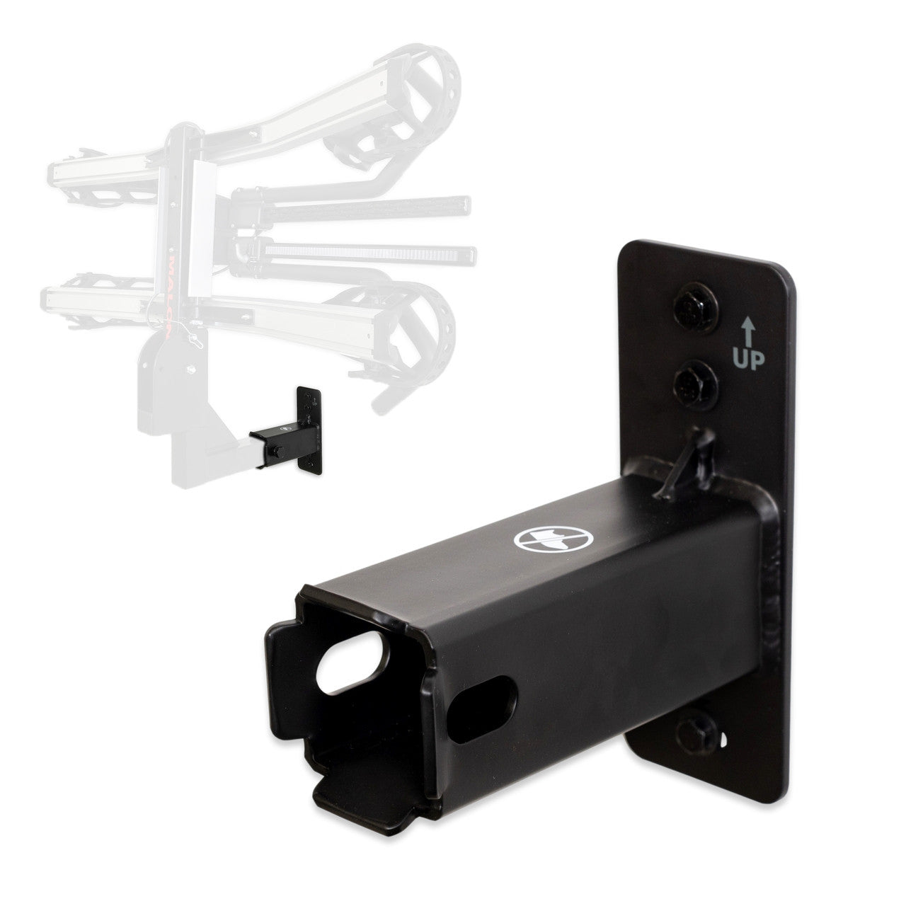 2" Hitch Wall Mount | Holds Bike or Cargo Car Rack - product view 1