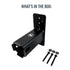 2" Hitch Wall Mount | Holds Bike or Cargo Car Rack - product view 6