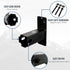 2" Hitch Wall Mount | Holds Bike or Cargo Car Rack - product view 3
