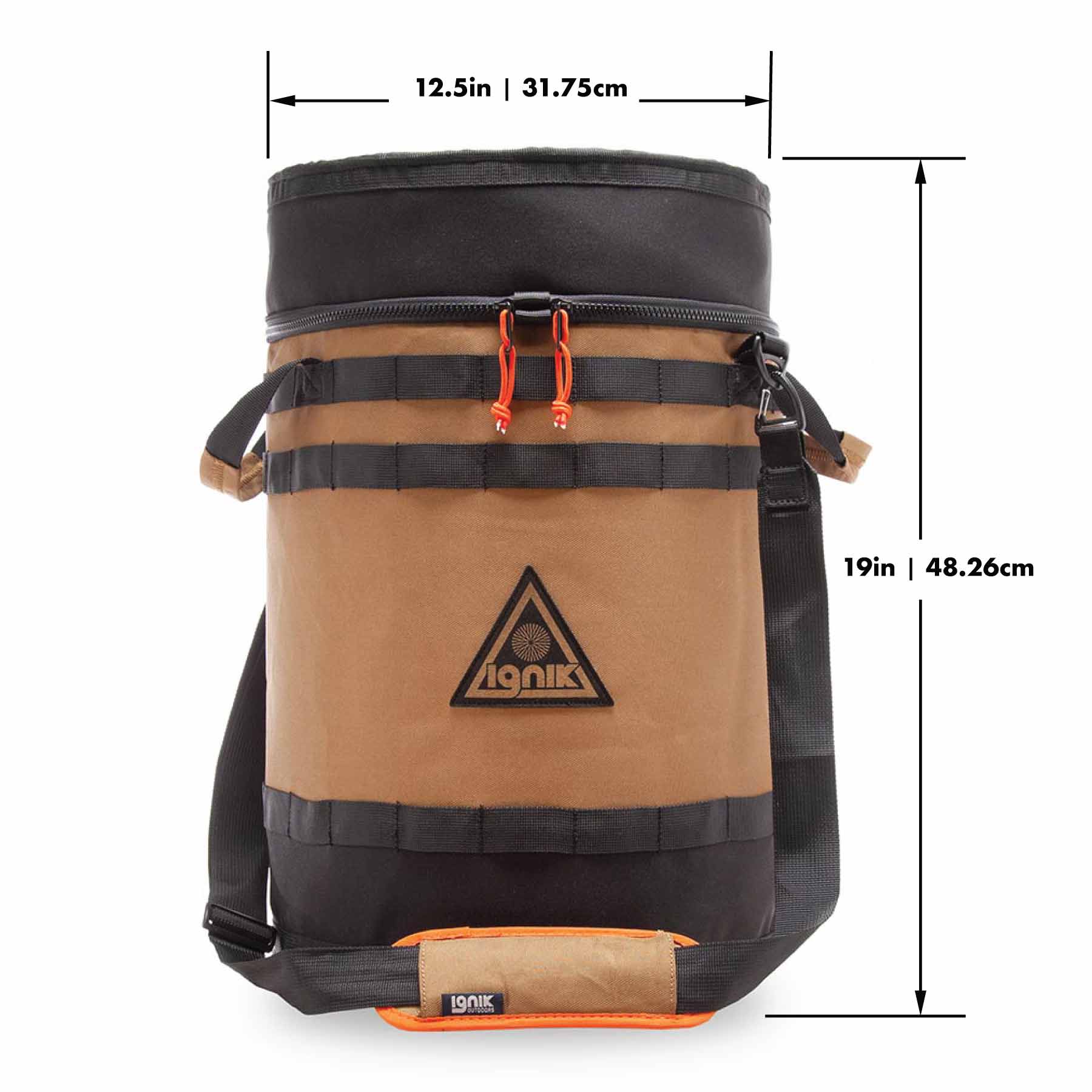 Ignik 20lb Propane Tank Case Seat - Coyote Brown