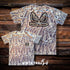 Whitetail Co. Youth Old Tree Bark Camo Faded Pocket Tee