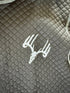 Whitetail Co. Rut Line Waffle Hoodie Black (SIZE UP)