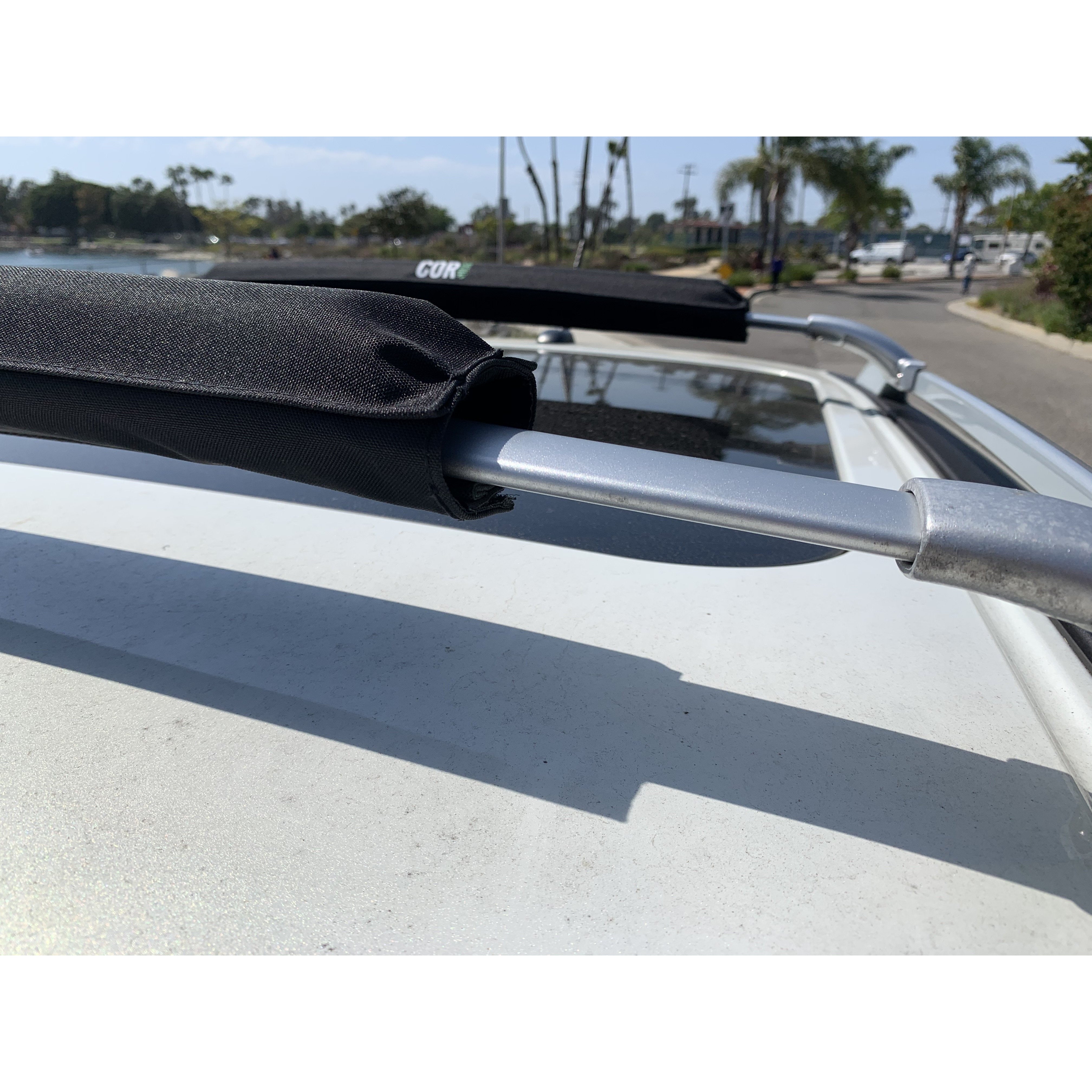 COR Surf Aero Roof Rack Pads Two Sizes 28" and 19" - Narrow Flat Bars — view 6