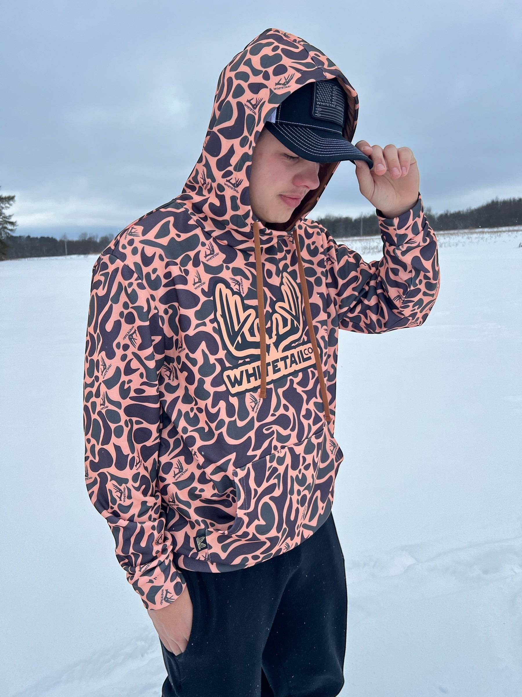 Whitetail Co. OLD Camo Logo Hoodie