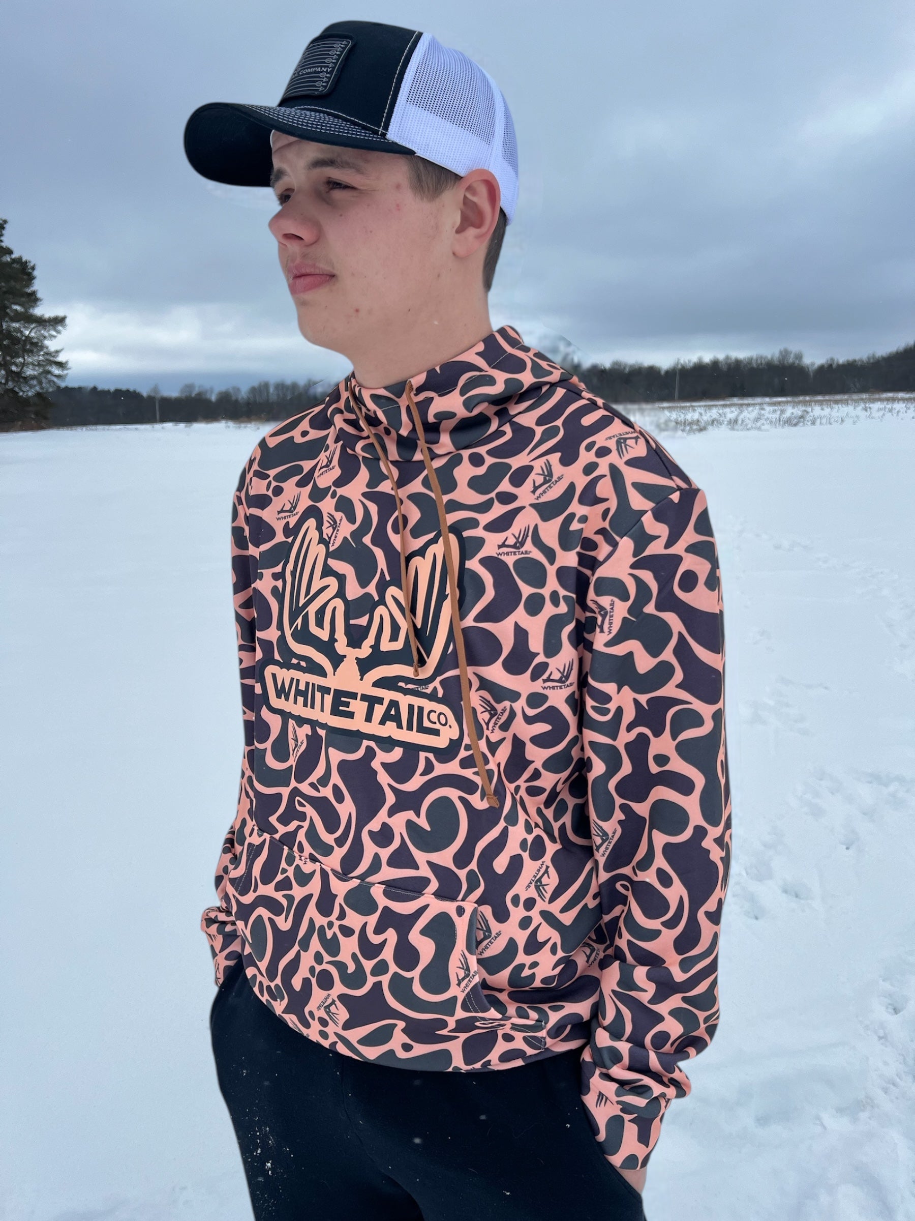 Whitetail Co. OLD Camo Logo Hoodie