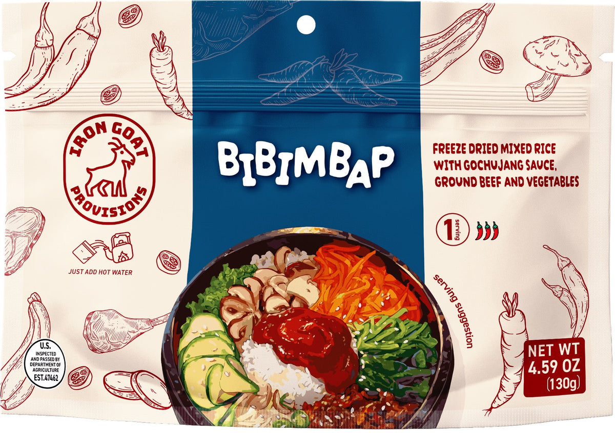 Iron Goat Provisions Bibimbap with Beef pouch front