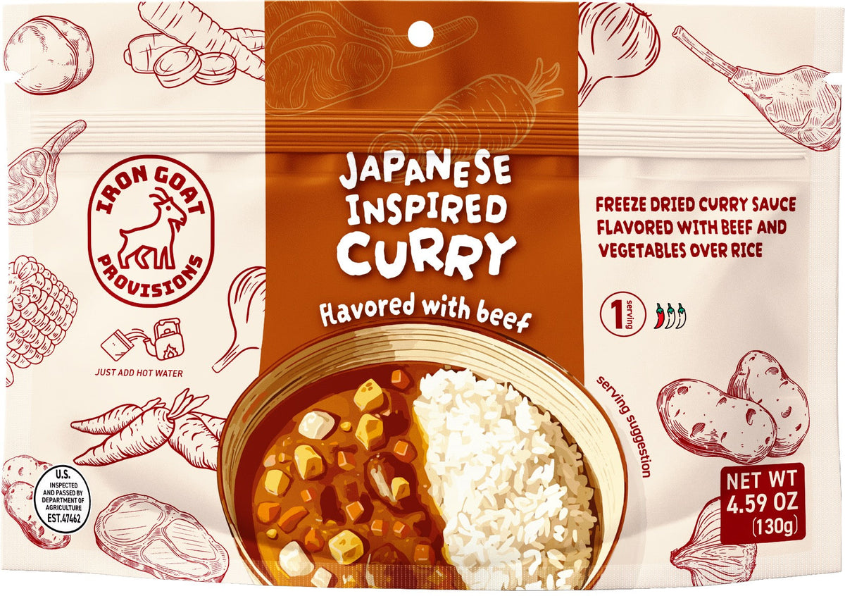 Iron Goat Provisions Japanese Inspired Curry with Beef pouch front