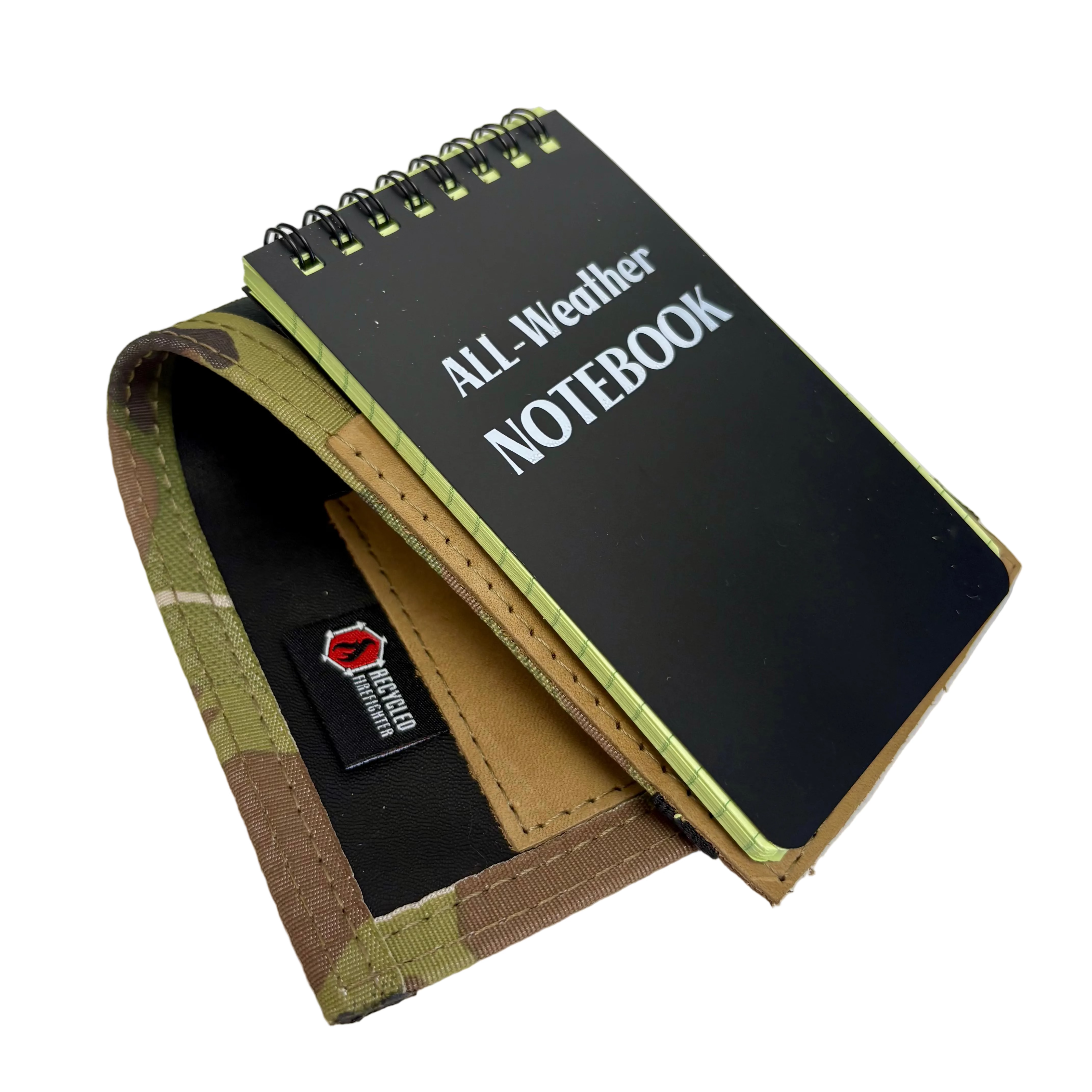 Recycled Firefighter Rite In The Rain Notebook Cover - Combat Boot Edition — product view 3