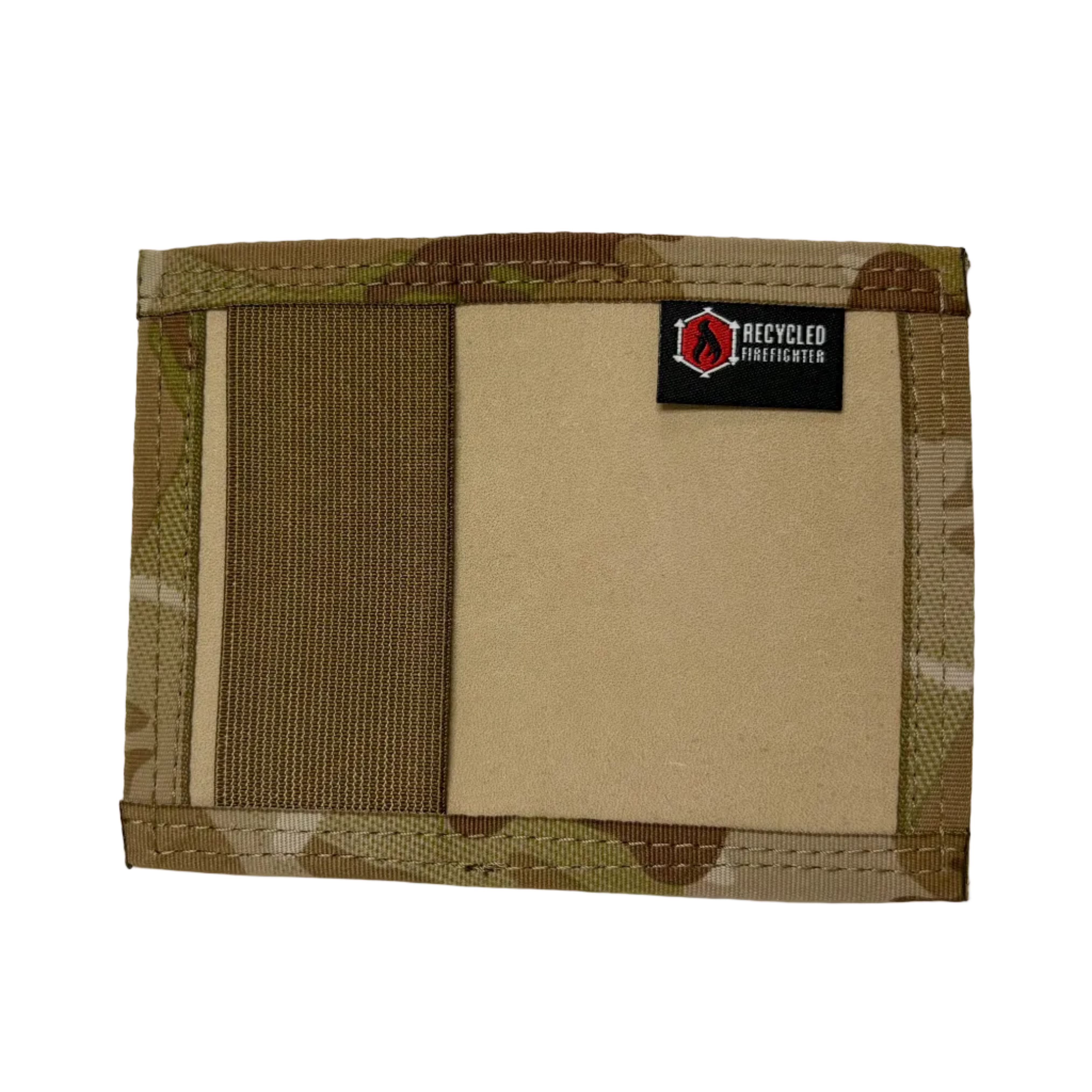 Recycled Firefighter Rookie Wallet - Combat Boot Leather Edition — product view 17