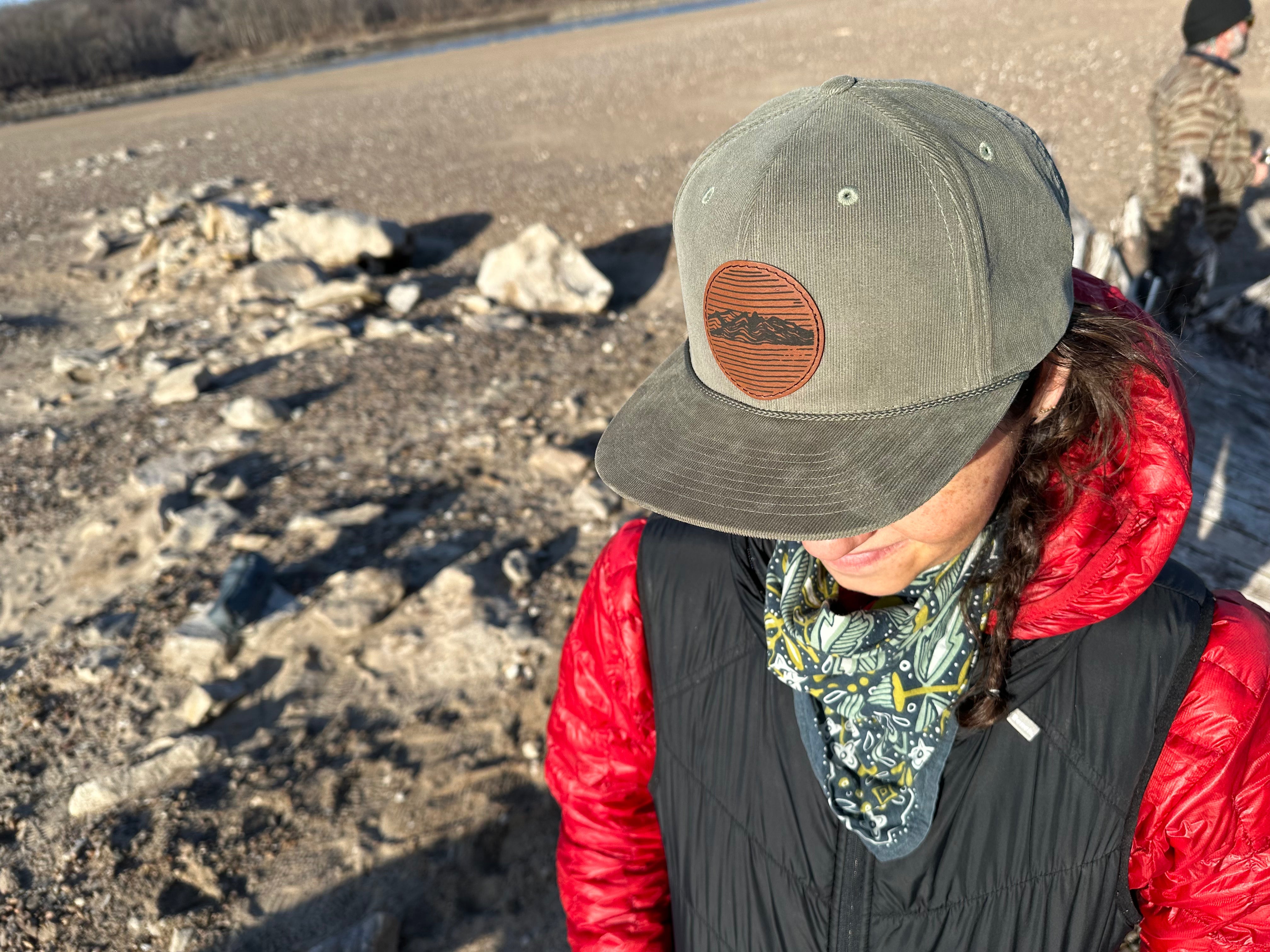 Pike Trail Rawhide Leather Patch Hats by Pike Trail