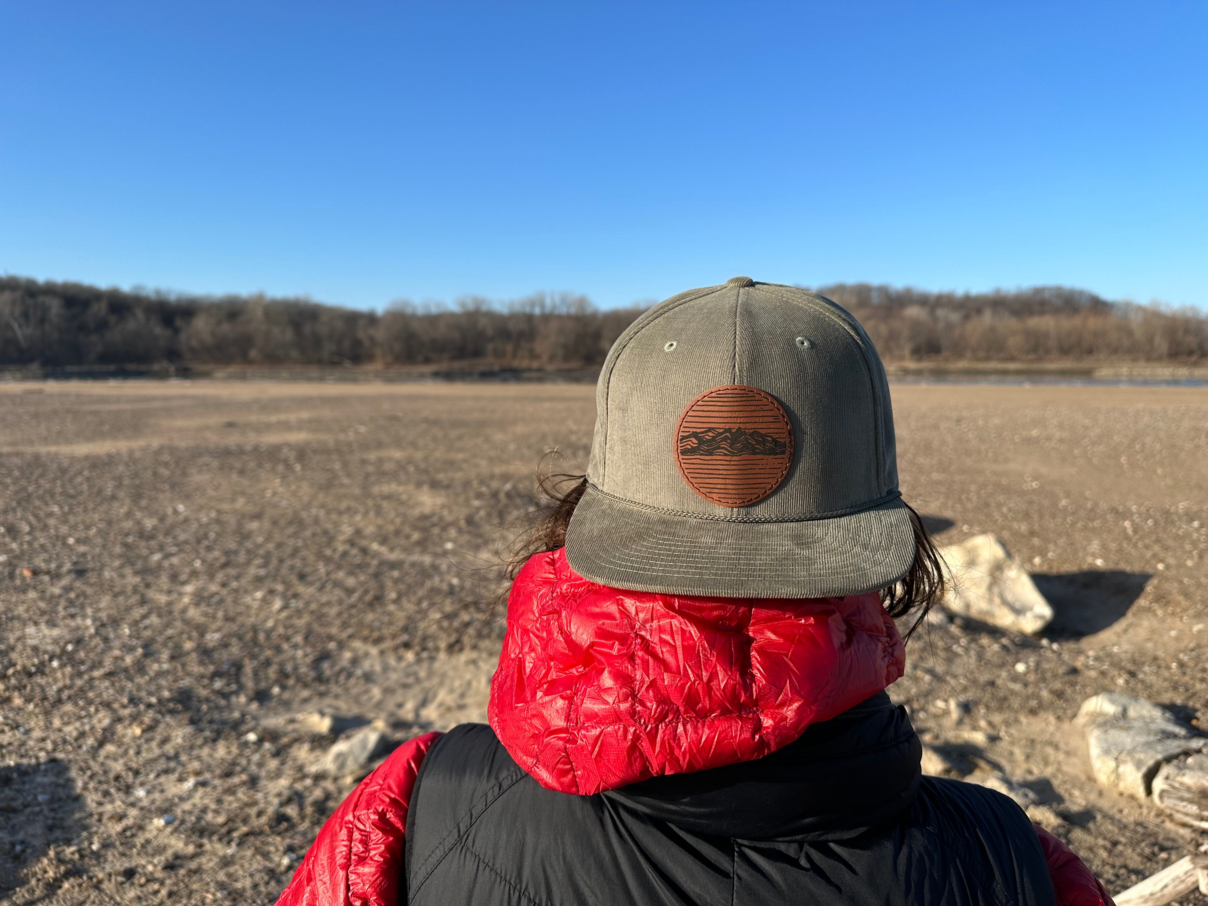 Pike Trail Rawhide Leather Patch Hats by Pike Trail