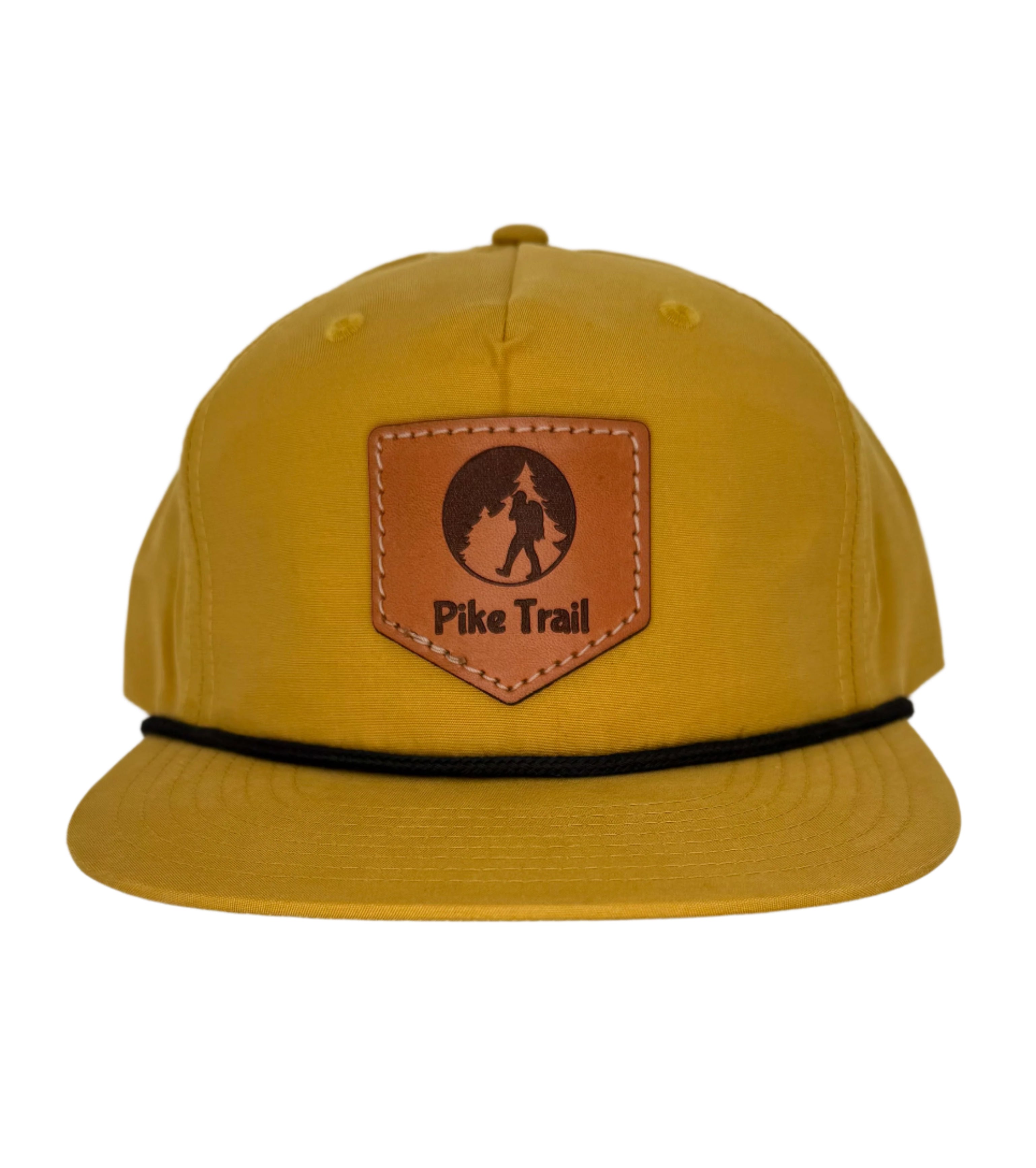 Pike Trail Rawhide Leather Patch Hats by Pike Trail