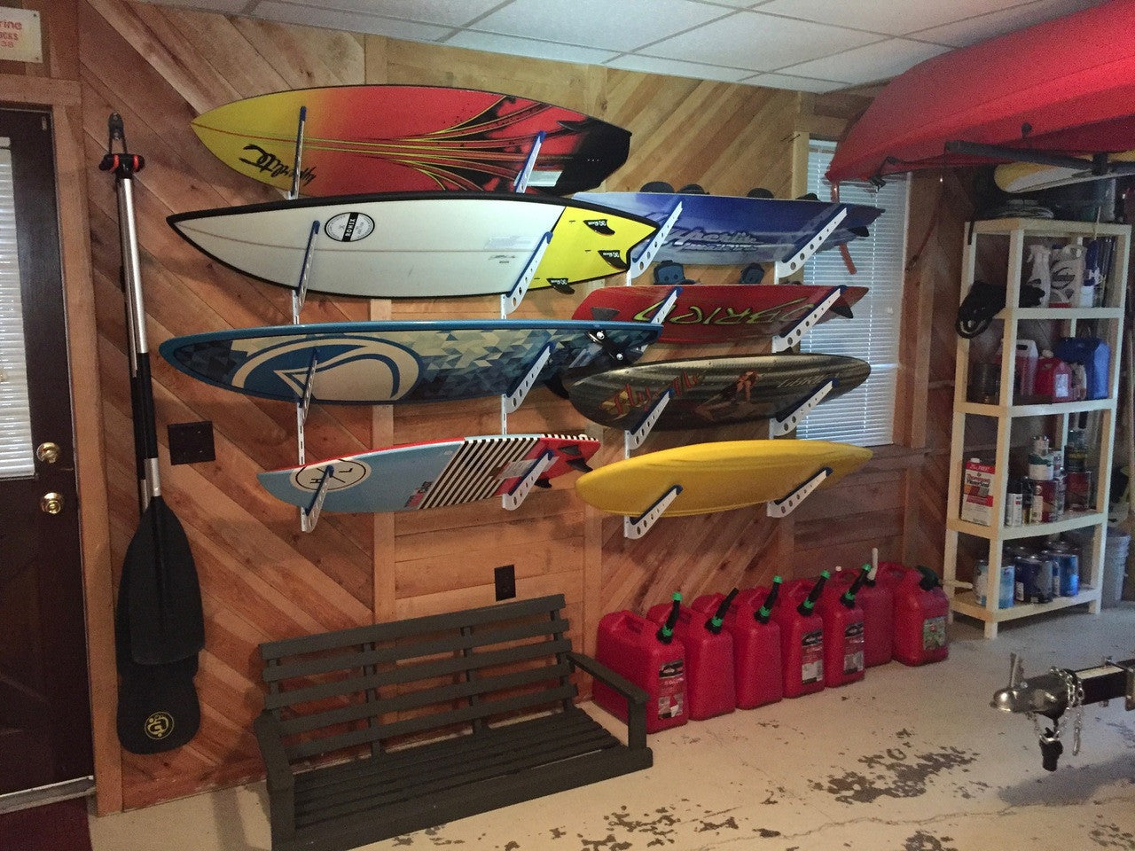 StoreYourBoard XSR 4-Level Wakesurf Board Rack — product view 4
