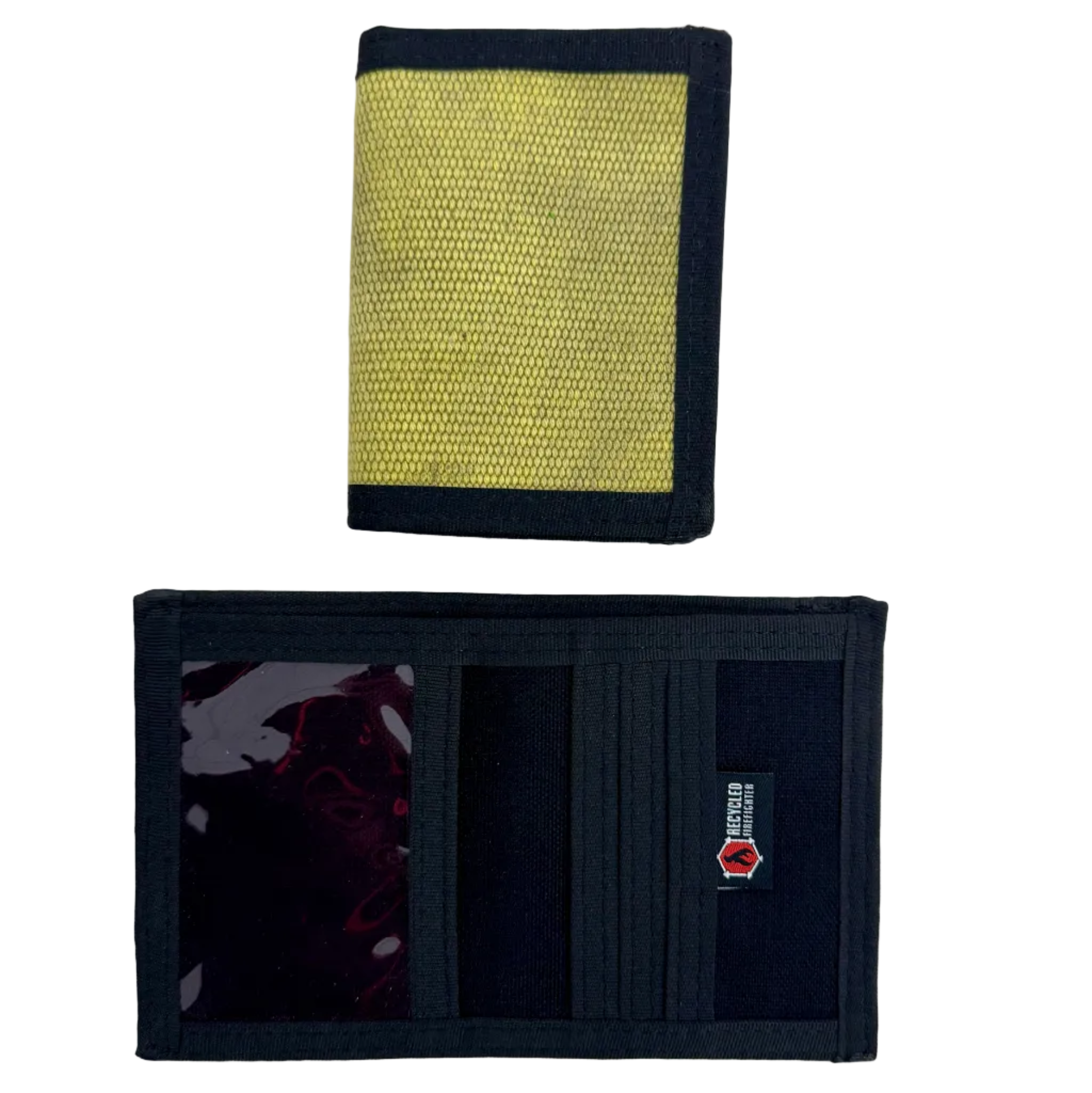 Recycled Firefighter Captain Wallet - Firehose Edition — product view 1