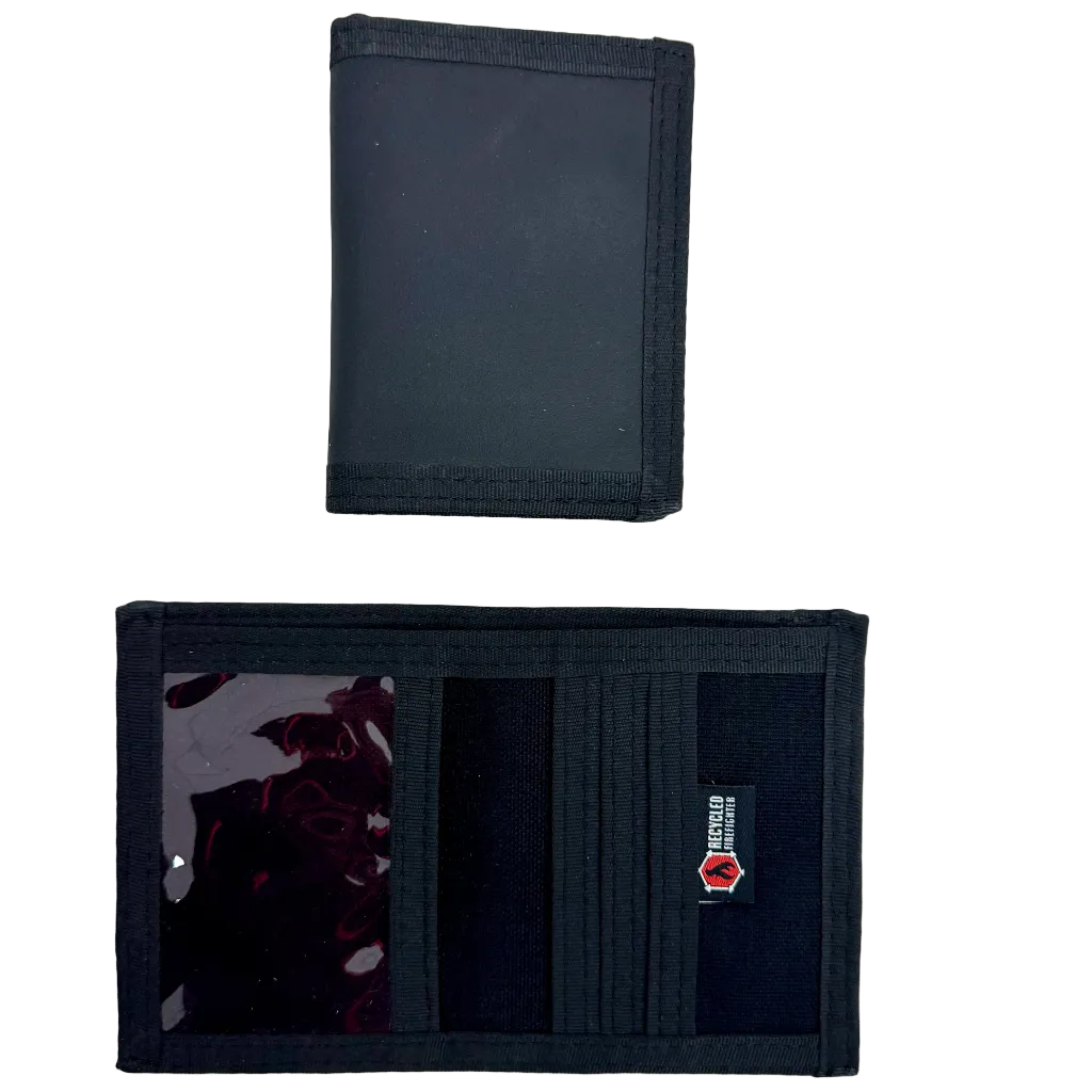 Recycled Firefighter Captain Wallet - Combat Leather Edition — product view 1