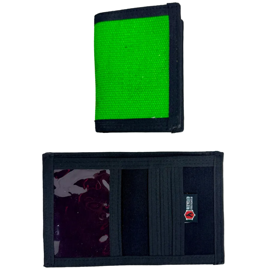 Recycled Firefighter Captain Wallet - Firehose Edition — product view 8