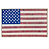 Recycled Firefighter American Flag - Fire Hose - Vintage — product view 1
