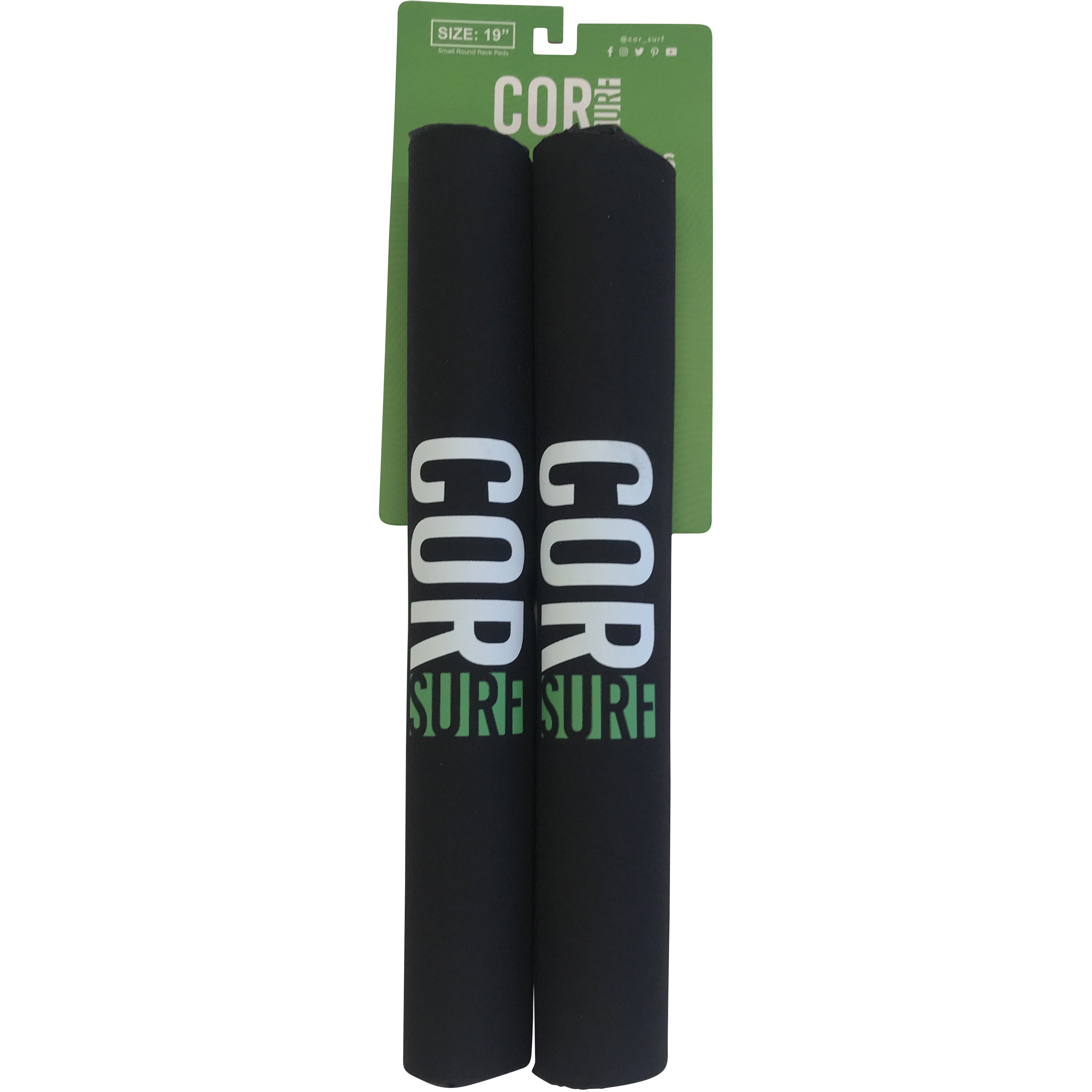 COR Surf Round Roof Rack Pads for Surf and SUP | Long 28" or Short 19" — view 2
