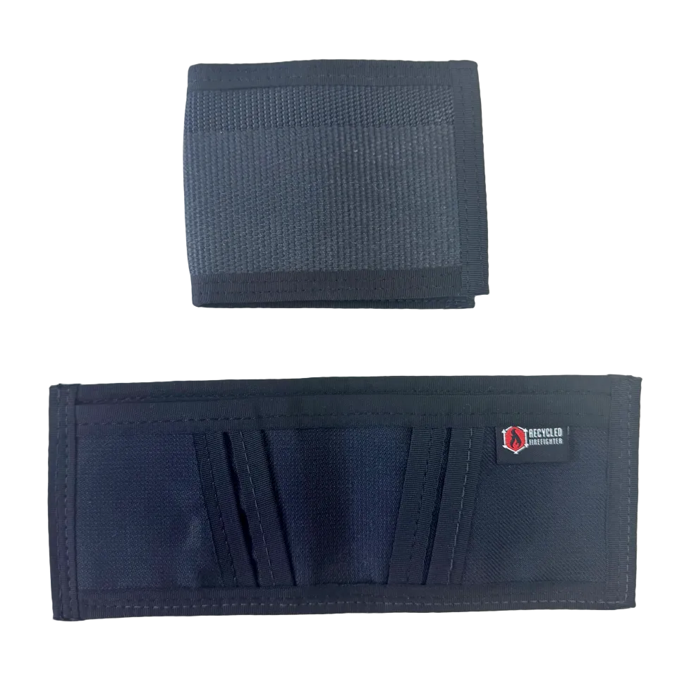 Recycled Firefighter Lieutenant Wallet - Firehose Edition — product view 3