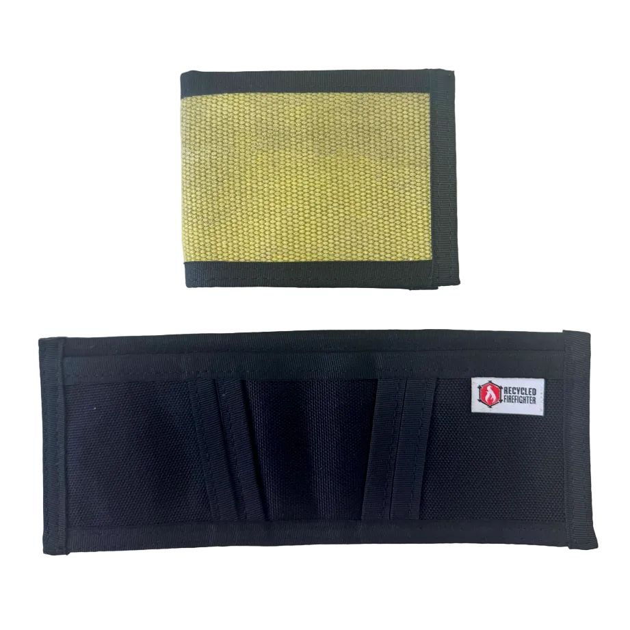 Recycled Firefighter Lieutenant Wallet - Firehose Edition — product view 2