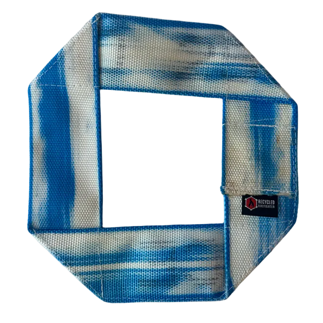 Recycled Firefighter Fire Hose Dog Frisbee — product view 9