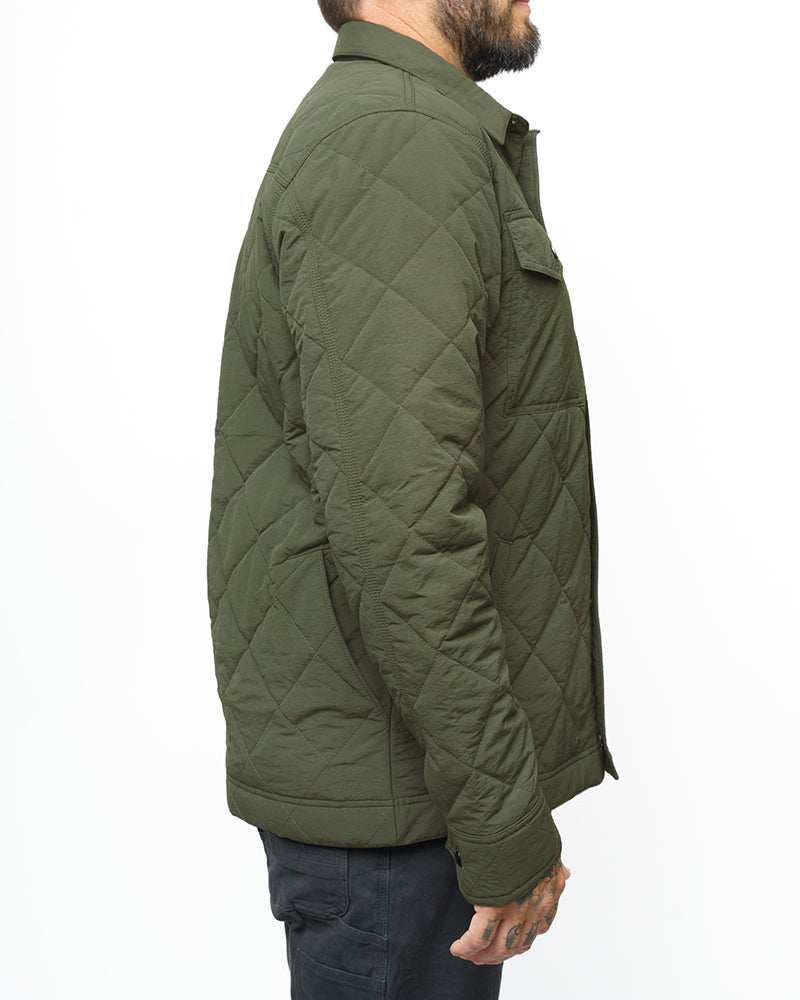 Off The Grid Surplus Ignite Quilted Jacket - Dark Olive