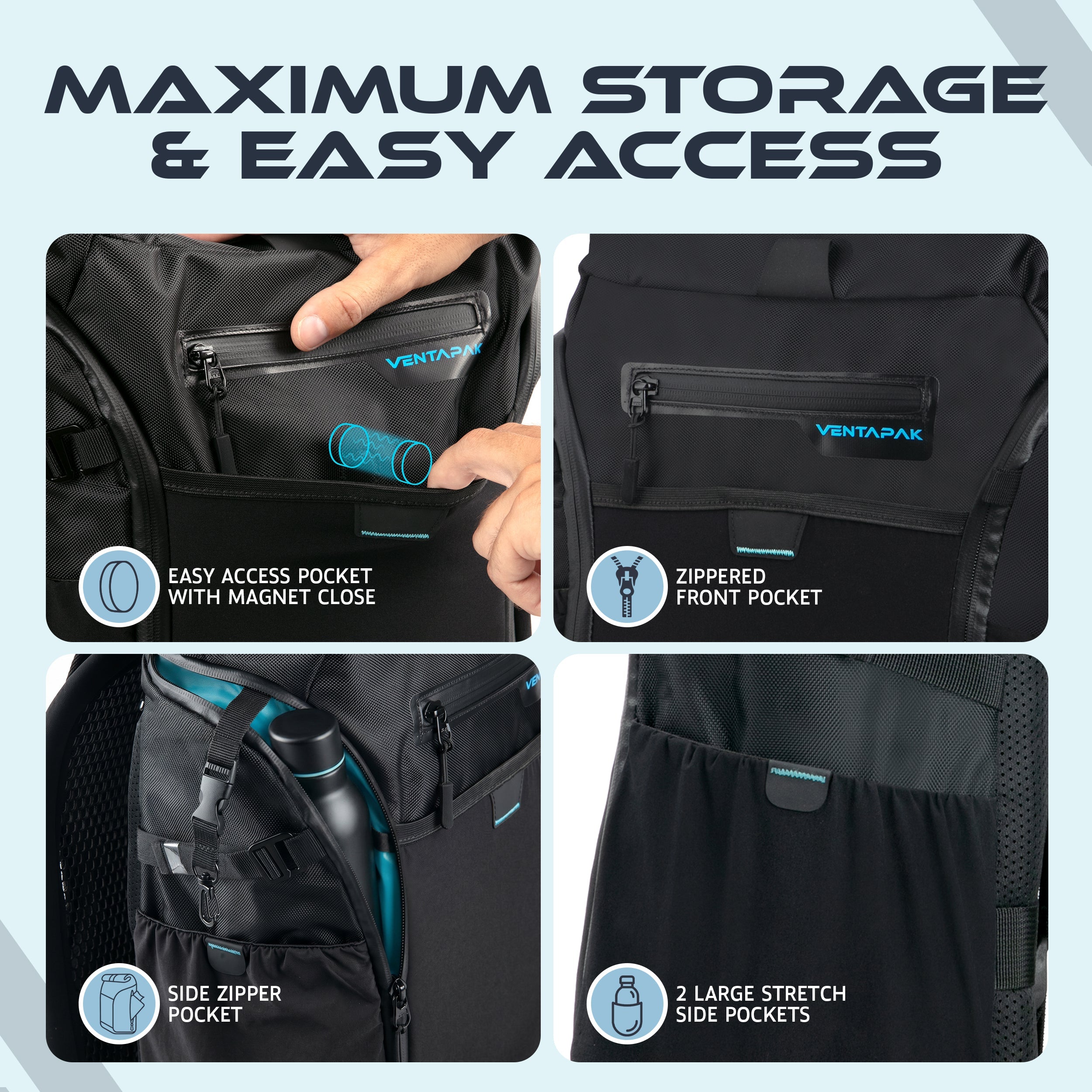 VentaPak Breeze 25 Ventilated Backpack — view 7