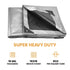 White Duck 20’ x 20’ Super Heavy Duty Poly Tarp