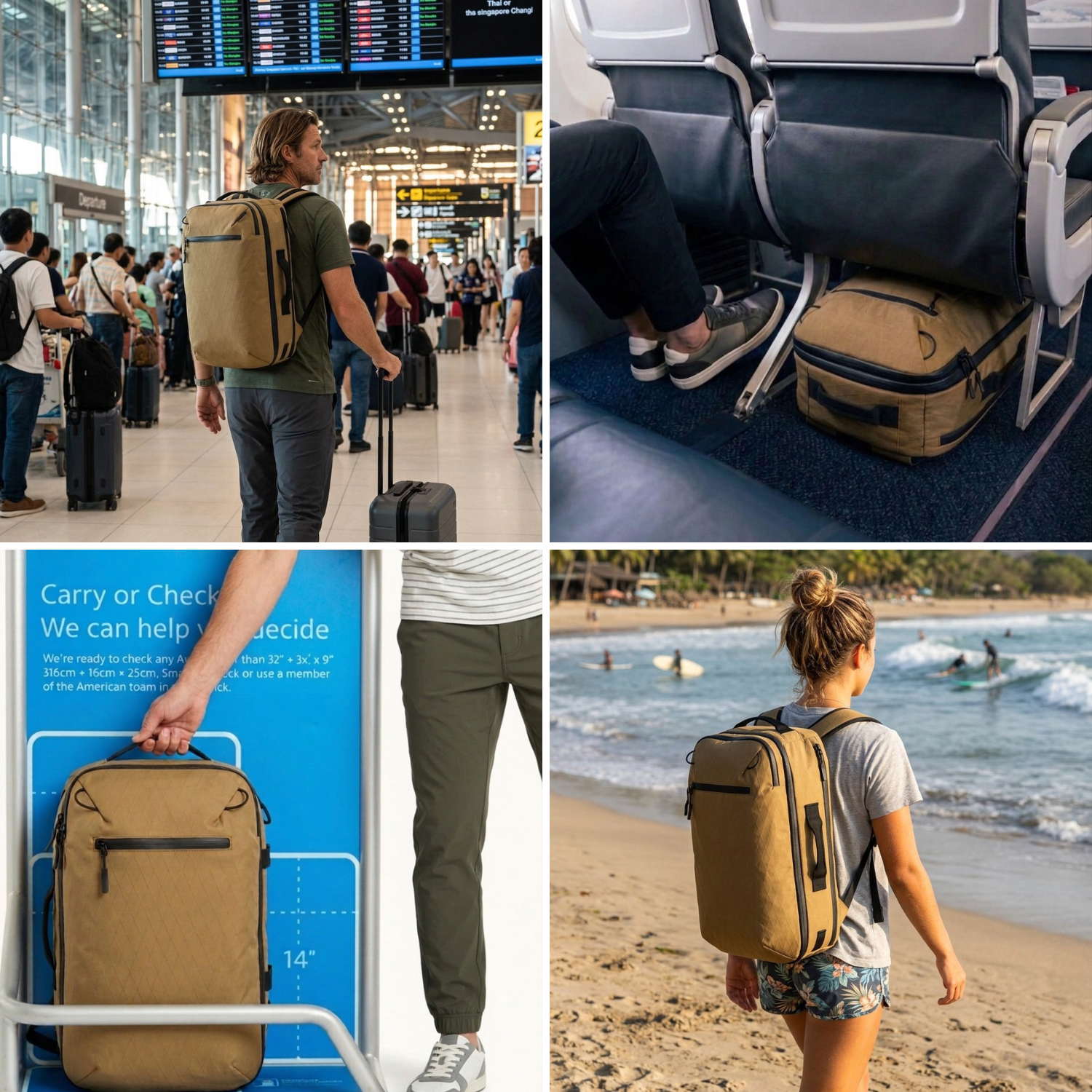 COR Surf Island Hopper 2.0 TriCor Carry On Travel Backpack (NEW) — view 4
