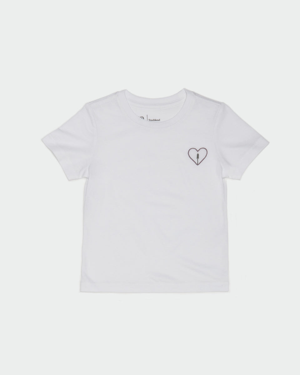 Tentree Kids Emb. Graphic T-shirt - White
