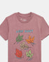 Tentree Kids Leaf Hunt T-Shirt - Shaded Mauve Heather Capri