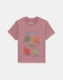 Tentree Kids Leaf Hunt T-Shirt - Shaded Mauve Heather Capri