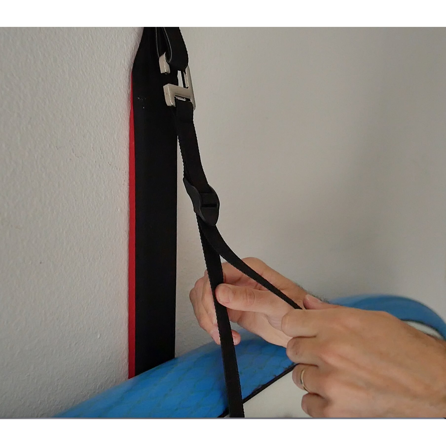 COR Surf Kayak or Paddleboard Wall Storage Sling | Adjustable Wall Mount — view 6