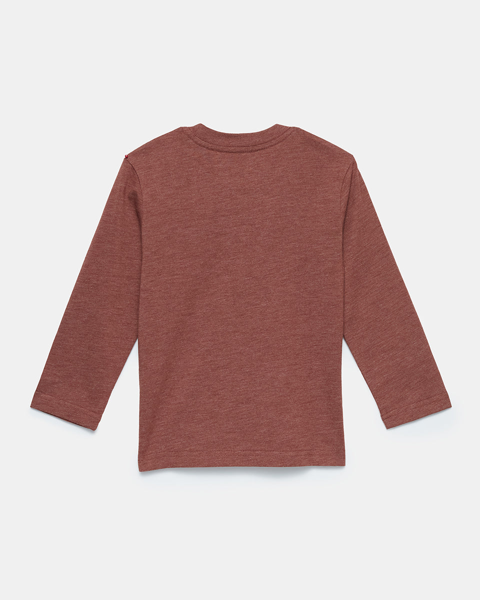 Tentree Kids TreeBlend Longsleeve - Mesa Red Heather